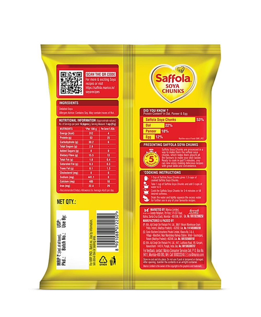 Saffola soya chunks 400g