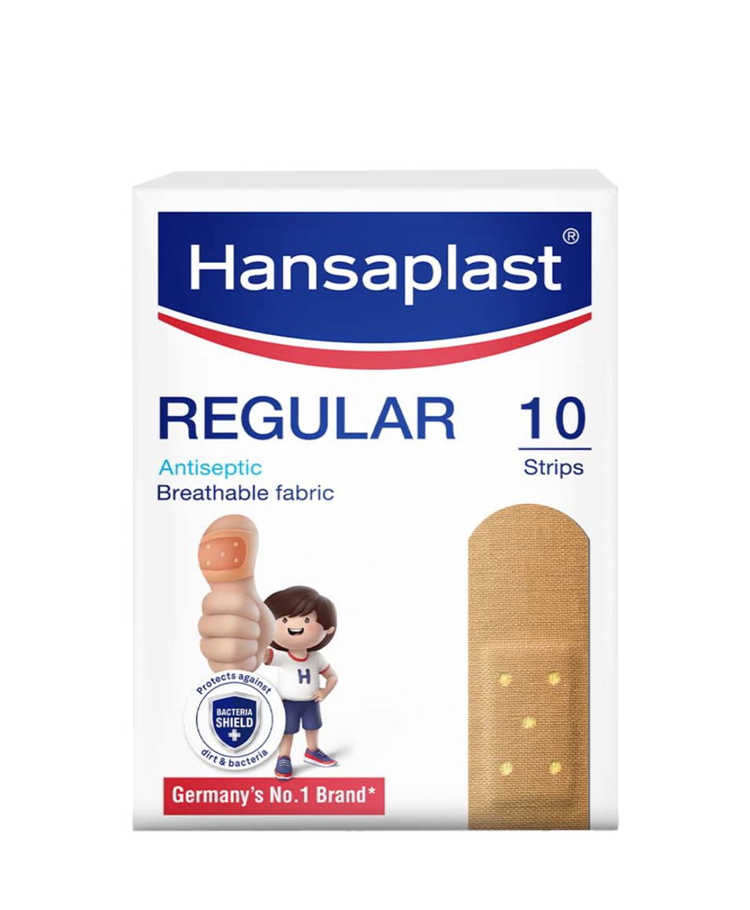 Hansaplast Regular Antiseptic Bandage : 10 Units