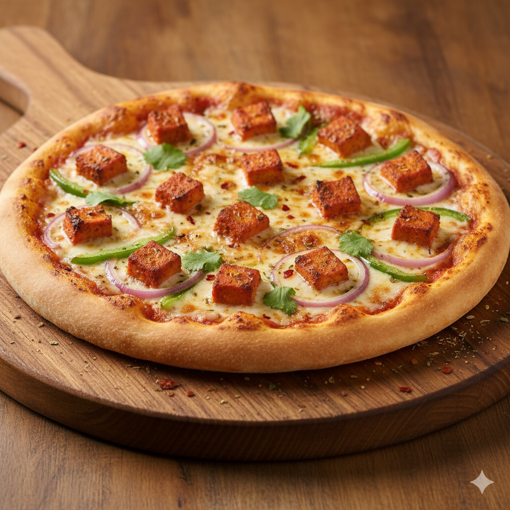 Tandoori paneer pizza (Reg)